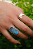 Small N Simple Jewelry, New Beginnings, Rings, Necklaces, Rings, Labradorite, Butterfly Ring