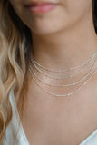 Satellite Chain, Sterling Silver, Layering Necklaces, Stacking Necklaces, Small N Simple Jewelry, SNS