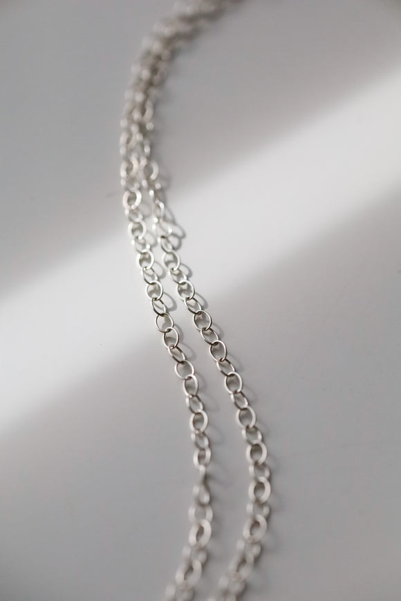 Oval Link Chain, Sterling Silver, Layering Necklaces, Stacking Necklaces, Small N Simple Jewelry, SNS