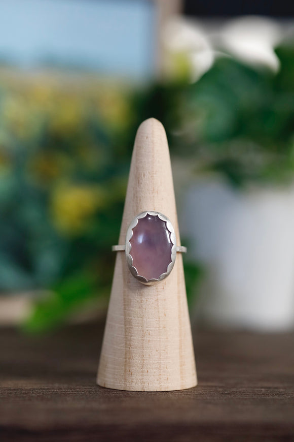 Oval Amethyst Ring - Size 9.5