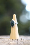 Oval Azurite Ring - Size 6.5