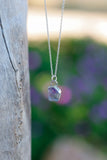 Geometric Amethyst Necklace