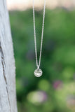 Hammered Circle Necklace