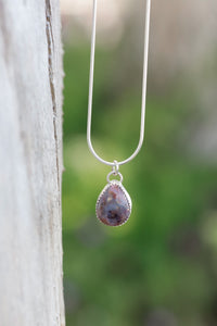 Teardrop Tiffany Stone Necklace