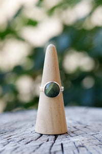 Green Opal Ring - Size 10