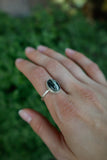 Green Zebra Jasper Ring - Size 8.5