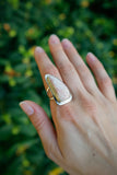 Organic Scolecite Ring - Size 7