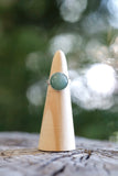 Stamped Aventurine Ring - Size 5.5