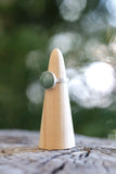 Stamped Aventurine Ring - Size 5.5