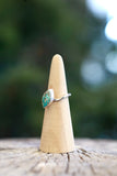 Twisty Turquoise Ring - Size 8
