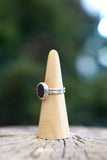 Scalloped River Stone Ring - Size 9
