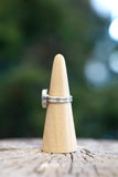 Scalloped River Stone Ring - Size 9