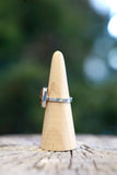 Rectangle Ocean Jasper Ring - Size 9.5