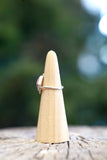 Square Tiffany Stone Wrap Ring - Size 7