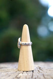 Oval Ocean Jasper Ring - Size 8