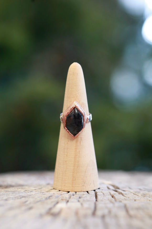 Electroform Labradorite Ring - Size 8