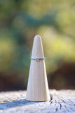 Dainty Lavender Mother of Pearl Ring - Size 5.5