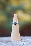 Small Oval Pietersite Ring - Size 5.5