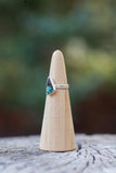 Triangular Turquoise Ring - Size 6