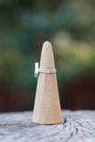 Triangular Turquoise Ring - Size 6