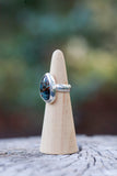 Organic Oval Pietersite Ring - Size 6.5
