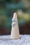 Double Kazakhstan Turquoise Ring - Size 6.5