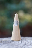 Hammered Saddle Ring - Size 6.5