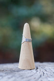Hammered Saddle Ring - Size 6.5