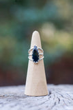 Triple Split Teardrop Pietersite Ring - Size 6.5