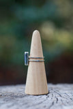 Lapis Double Band Ring - Size 9