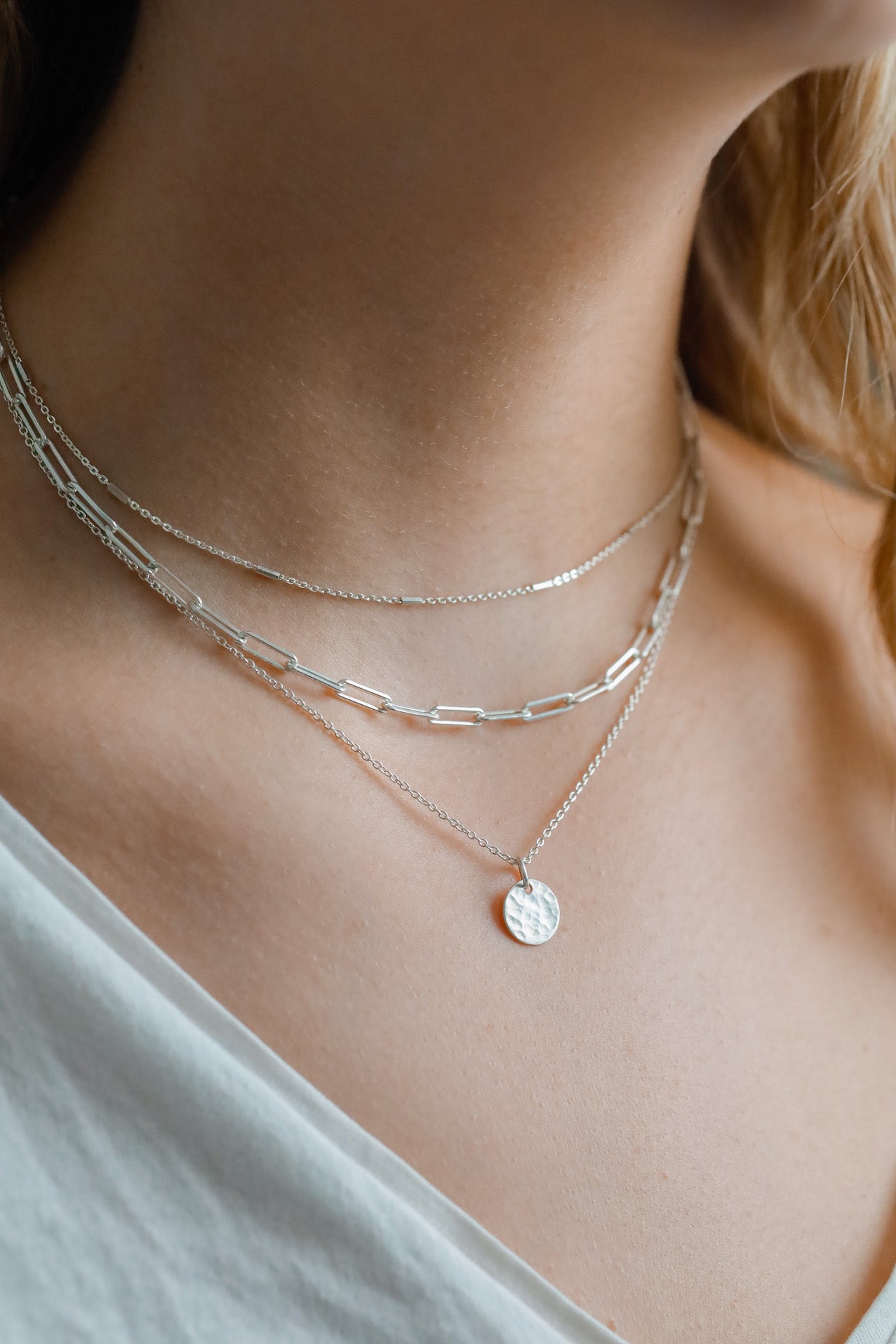 Michigan Silver Layered Necklace | Wexford Jewelers