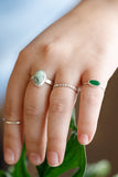 Oval Variscite Ring - Size 10.5