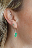 Green Mohave Turquoise Earrings