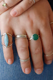 Green Aventurine Ring - Size 10.5